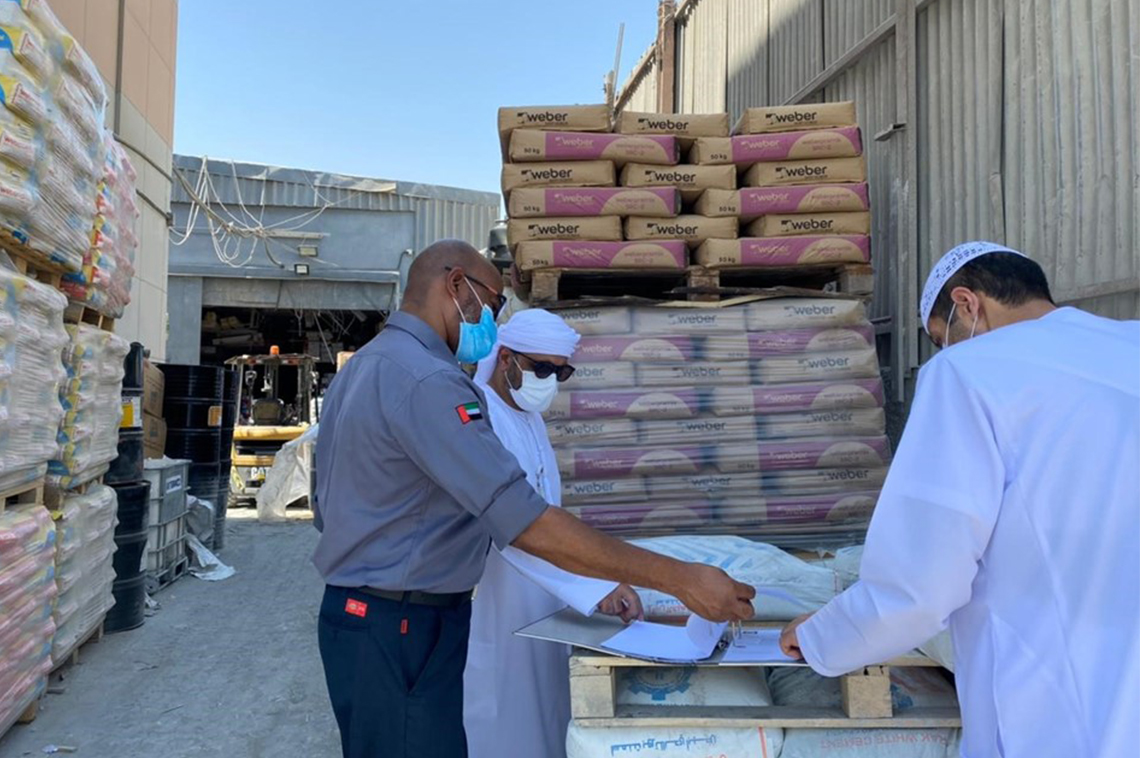 QCC, DED conduct inspection campaign on Abu Dhabi building materials outlets 